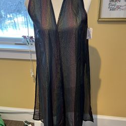 LuLaRoe Joy Tunic Rainbow Shimmer Top