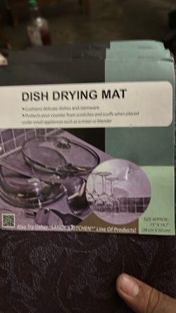 Dish drain mat