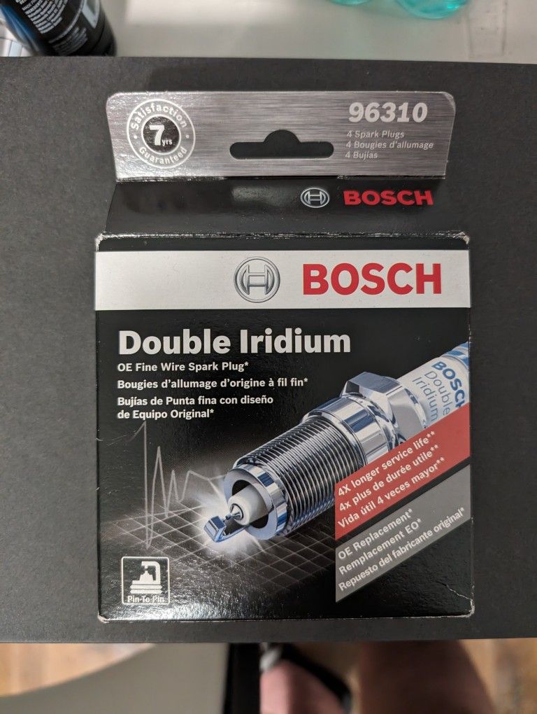 BOSCH 96310 OE Fine Wire Double Iridium Pin-to-Pin Spark Plug - Pack of 4