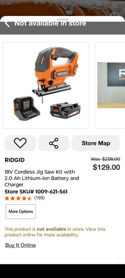Ridgid jig saw
