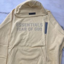 Essentials hoodie (light Tusca )