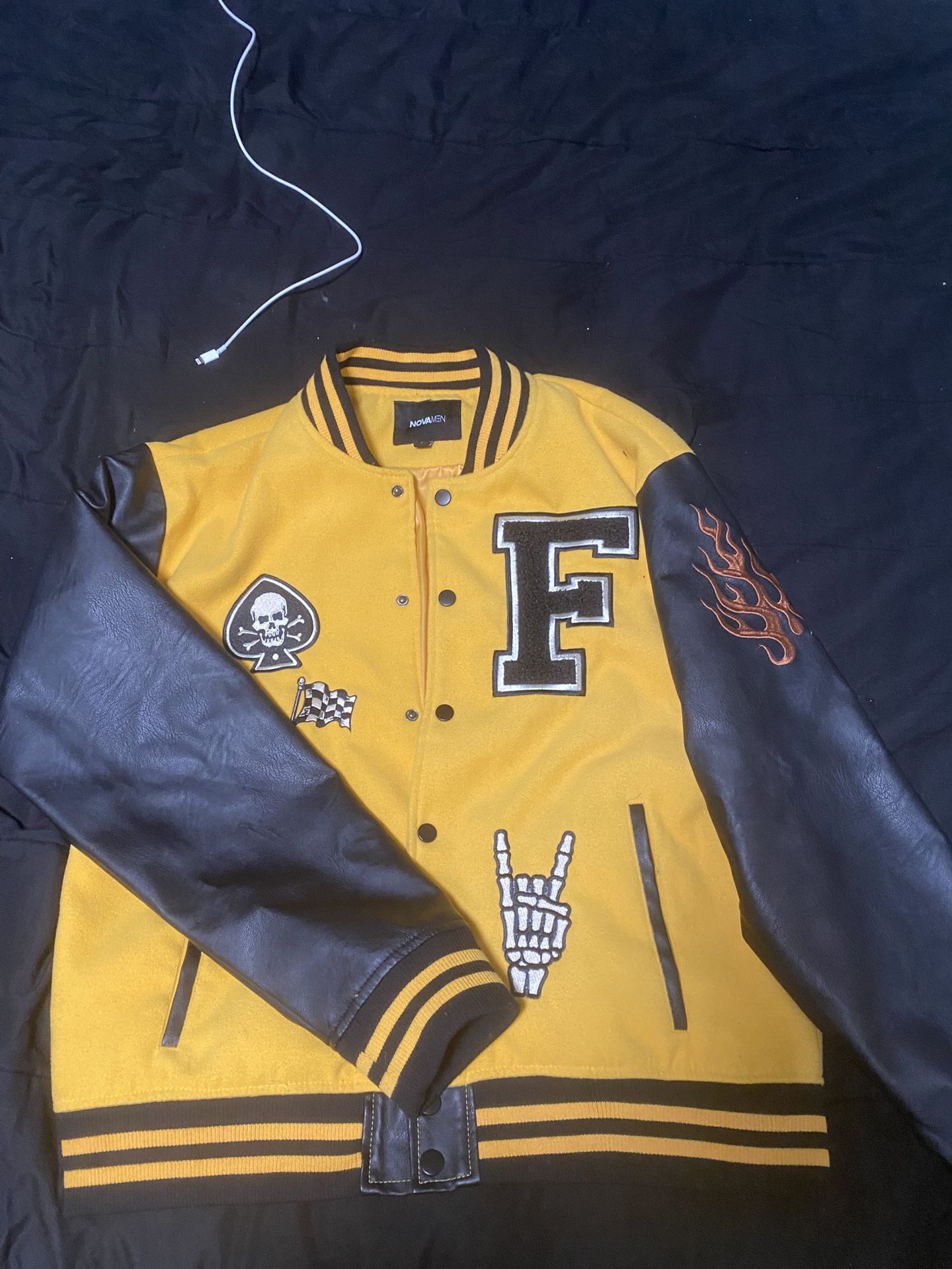 Yellow Letter Jacket