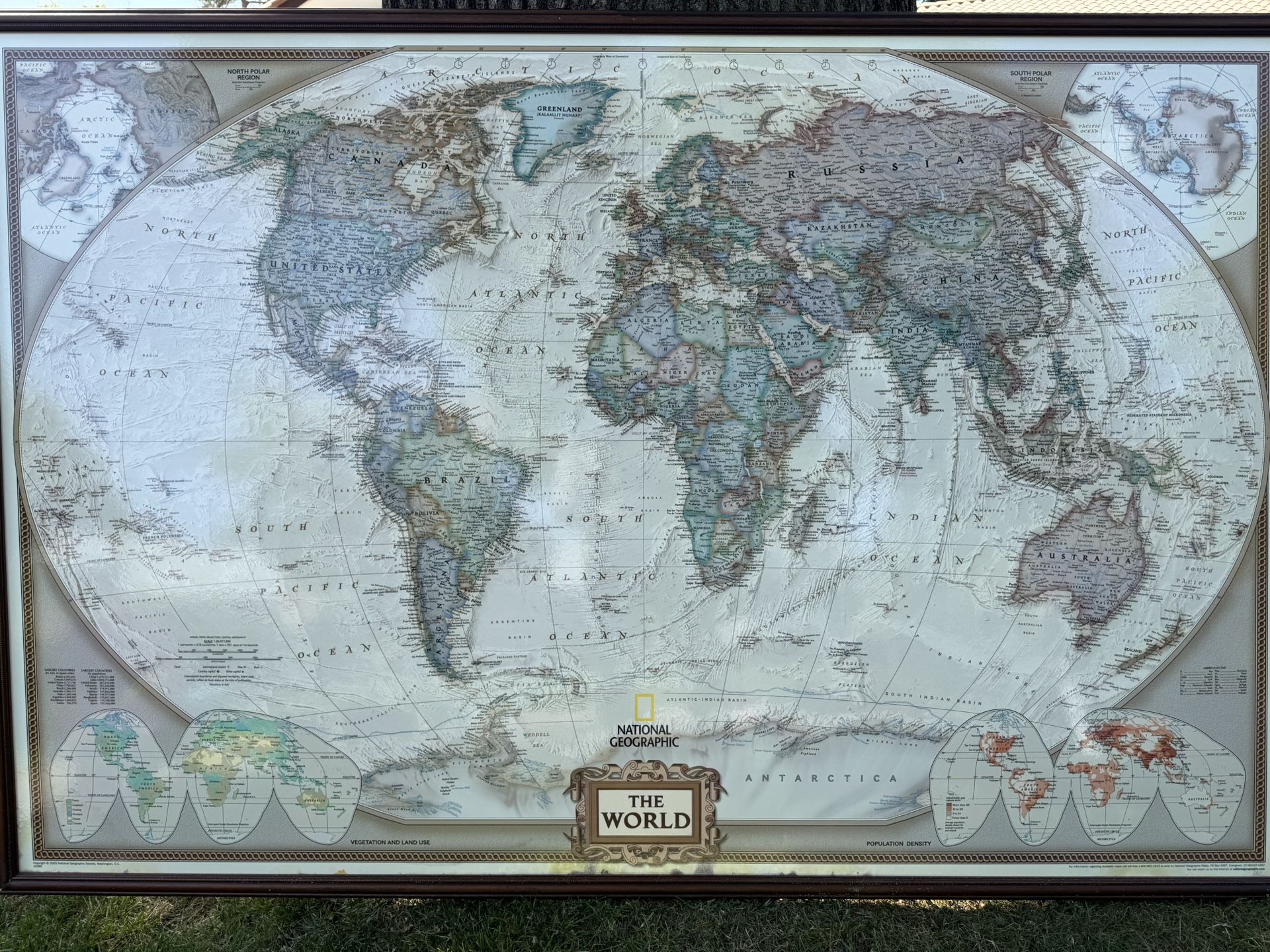 6’ X 4’ World Map
