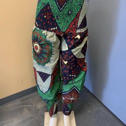 African Print Jogger Pants 