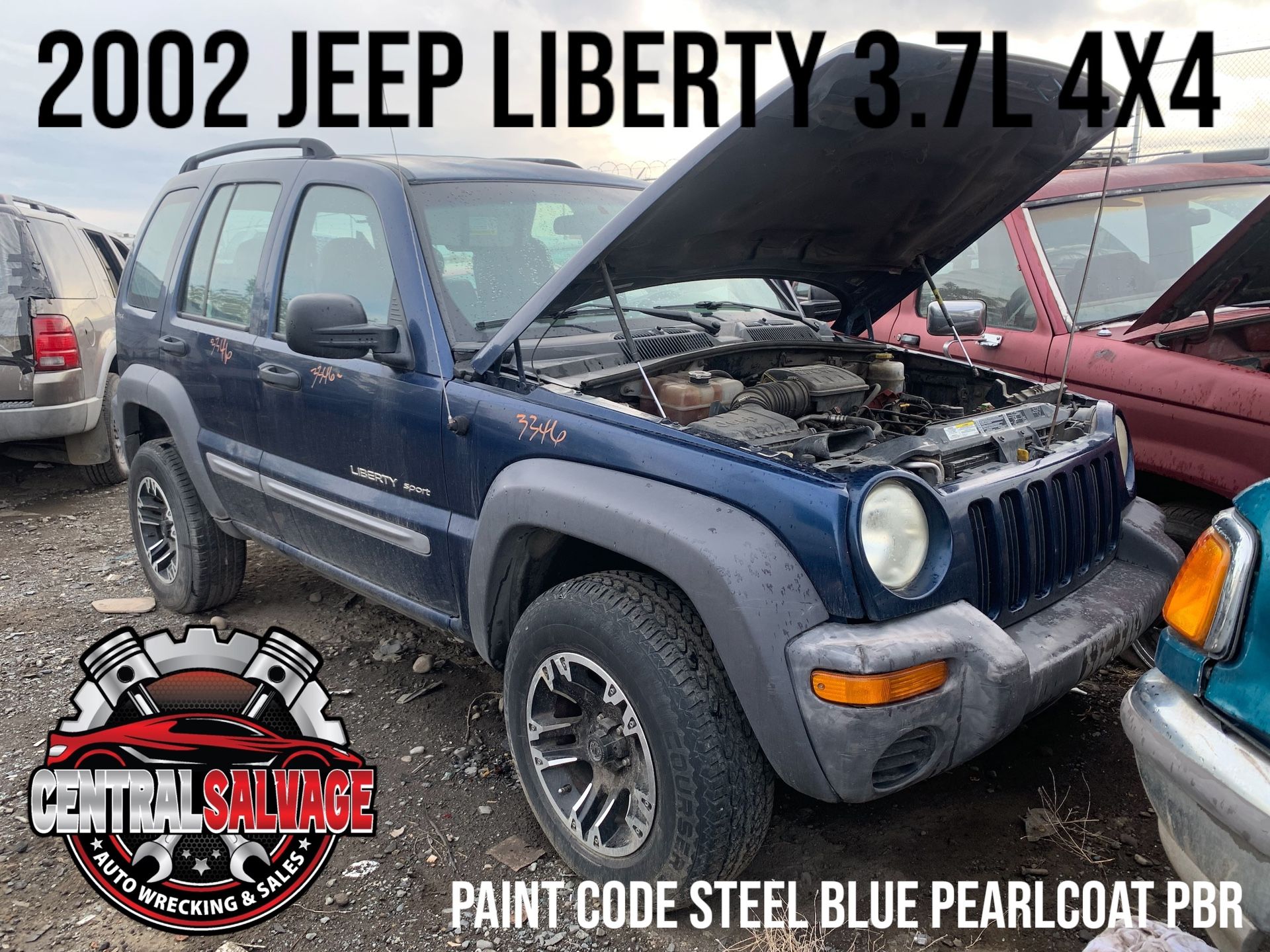 2002 Jeep Liberty 3.7L 4X4 Partout Parts Only