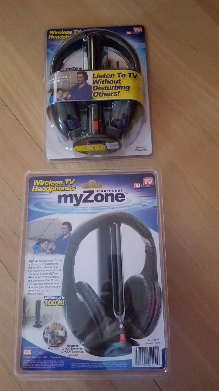 My zone wireless headphones