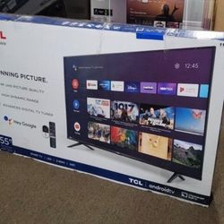 55" TCL 4k Smart LED TV