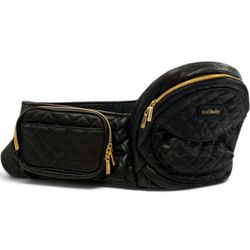 Tush Baby Black Luxe Hip Carrier