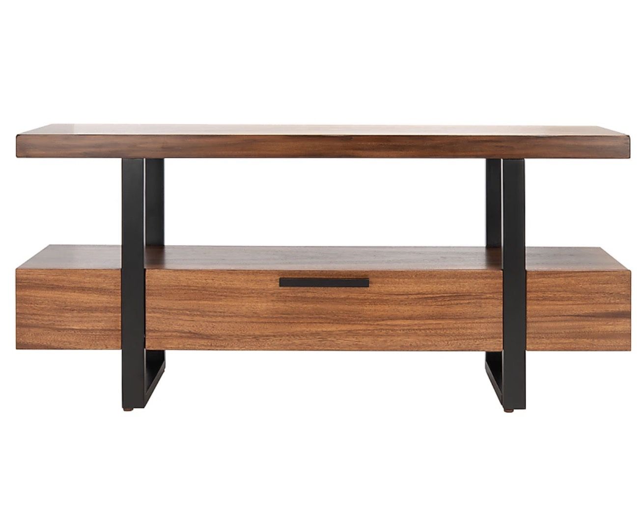 Safavieh Brigham Transitional Brown/Black TV Stand – Excellent Condition