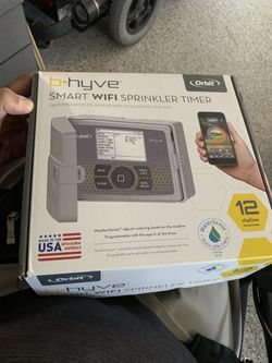 B-hyve 12-Zone Indoor/Outdoor Smart Sprinkler Controller, Works with Amazon Alexa