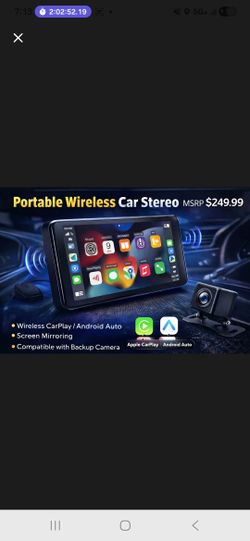Portable Wireless Car Stereo