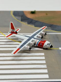 GeminiJets US Coast Guard Lockheed HC-130 Hercules 1:400 Diecast Model No Box