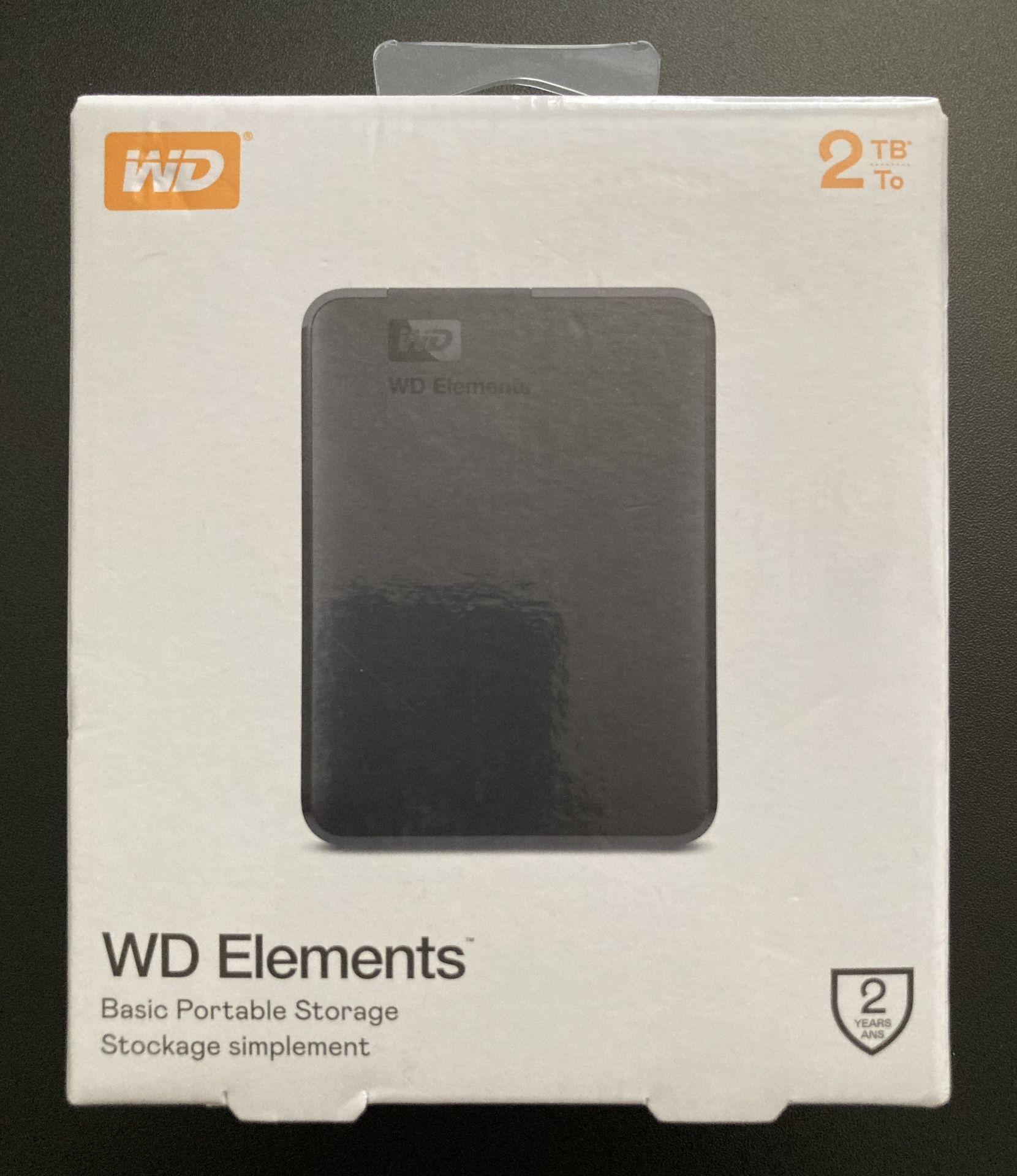 2TB External Hard Drive New