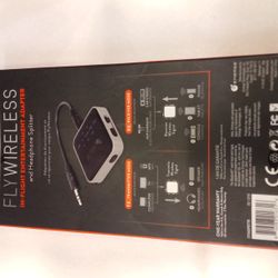 Proseries  Fly Wireless  Intertainment Adaptor And Headphone  Splitter 