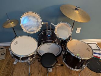 Kids drumset: Ludwig 5-Piece Drum Kit with Cymbals