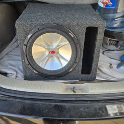 10" KICKER CVR W/PORTED BOX 
