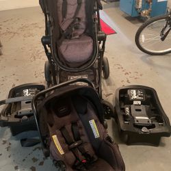 Stroller And Car Seat 2 Bases