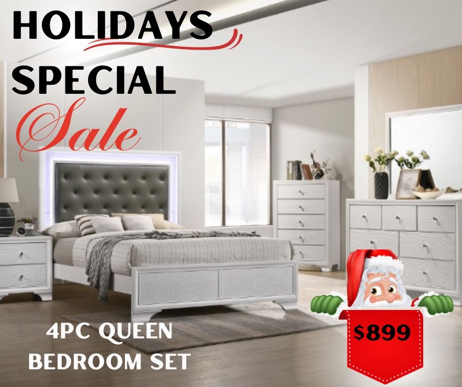 4 Pc Queen Bedroom Set 