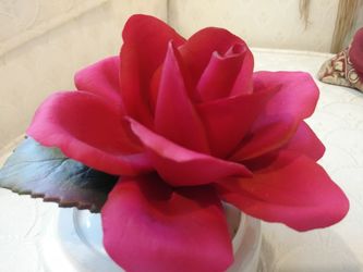 Napoleon Capodimonte Queen Red Rose Original Box