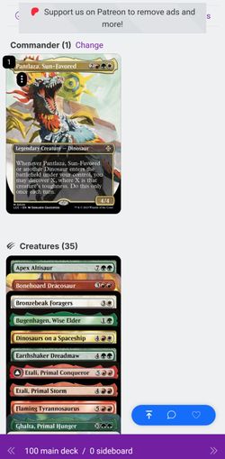 Pantlaza Commander Deck