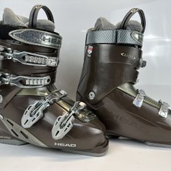 Head Edge +10 Ski Boots Women’s Mondo Size 25-26.5 309mm Soft Walk Adjustable