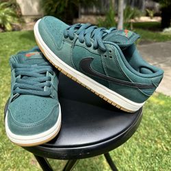 Nike SB Dunk Low Pro Deep Fire/ Black Fir-Sail