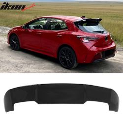 Fits 2019-2027 Corolla Hatchback & GR Corolla OE Style Gloss Black Roof Spoiler ABS