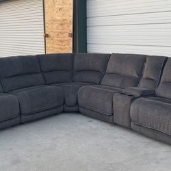 6 PIECE SECTIONAL POWER RECLINER 