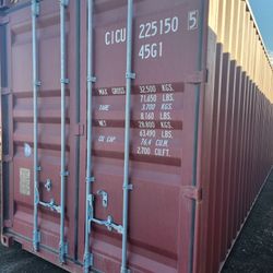 40ft. Hc Shipping Container 1 Trip