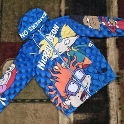 Members Only Nickelodeon Windbreaker Size Medium