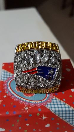 5x championship New England patriots ring