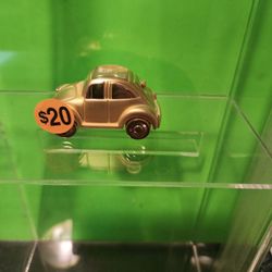 Gold V.w Beetle Desk Clock