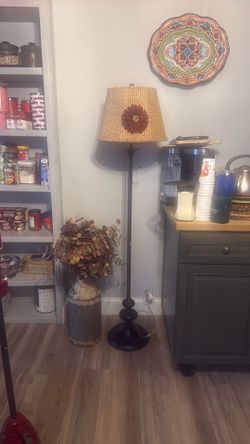 Wicker lamp