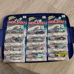 Monopoly Johnny Lightning Cars