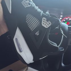 brand new jordan 4 white thunders