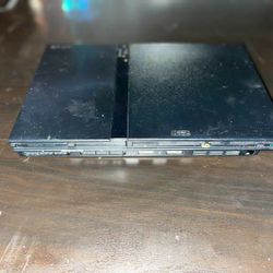 PS2 Slim w/ Controller, Cables + 6 Games