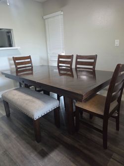 Wood table
