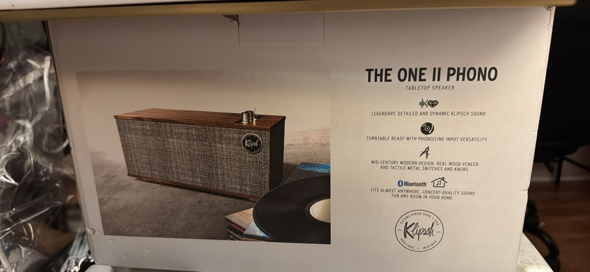 Klipsch One II Phono Tabletop Speaker