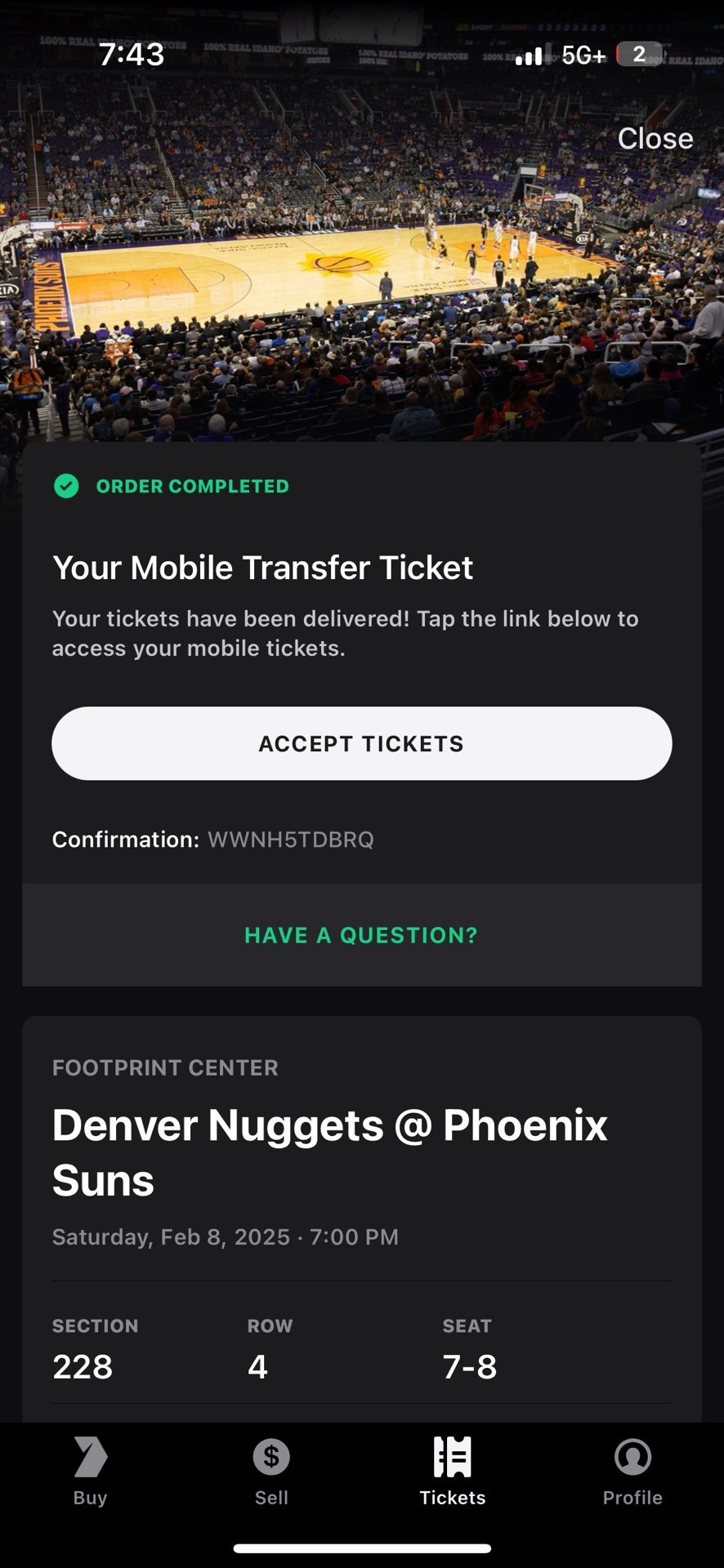 suns vs nuggets