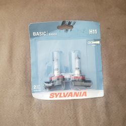 Sylvania headlights.   H11