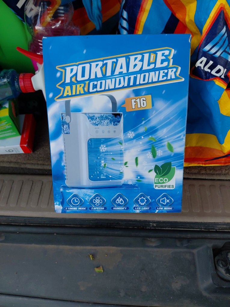portable camping AC just Add Ice