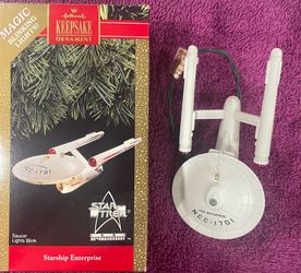 Hallmark Keepsake Star Trek Starship Enterprise NCC-1(contact info removed) Ornament