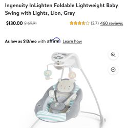 Ingenuity Baby Swing 