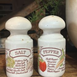 Vintage Avon Salt And Pepper Shakers 