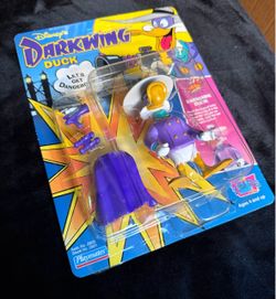 Vintage MOC Unpunched Disney Darkwing Duck