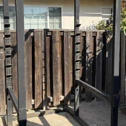 Squat Rack Cage Heavy And Sturdy 7 Foot 11” Tall