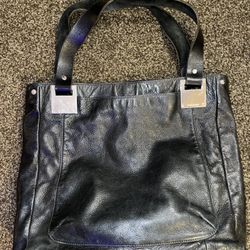 Large Black Liz Clayborne Leather Purse