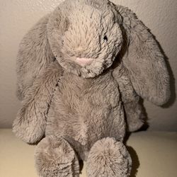 Jellycat London Bashful Bunny Rabbit Beige 12" Plush Med