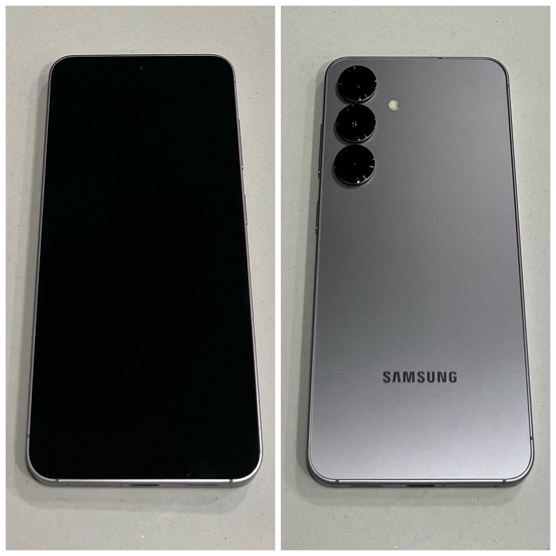 Samsung Galaxy S25 128GB Silver Shadow in great condition and unlocked to work on any carrier. Comes with Samsung Limited Warranty until 01/23/26. $42