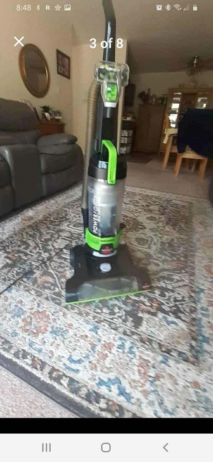 Bissell Powerforce Helixturbo Rewind Pet Upright